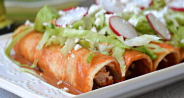 ricas enchiladas rojas