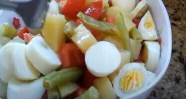 ensalada de chauchas