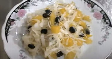 ensalada de piña y repollo