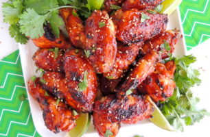 Alas de pollo en salsa roja y jerez